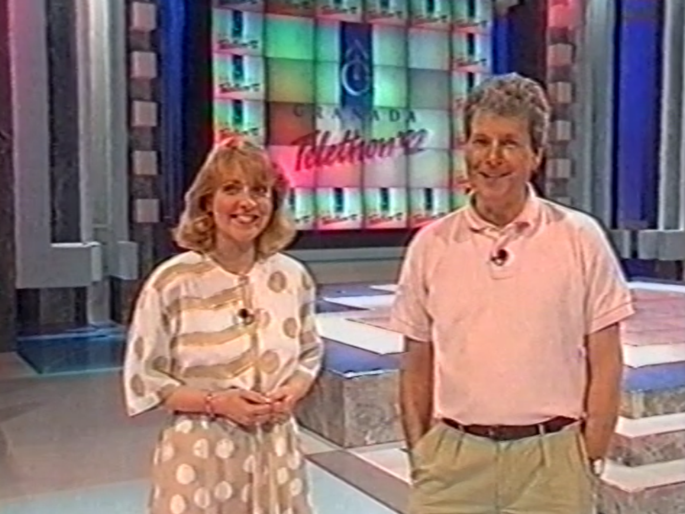 Granada TV programme promotion for Granada Telethon 92 (18th July 1992) Rewind